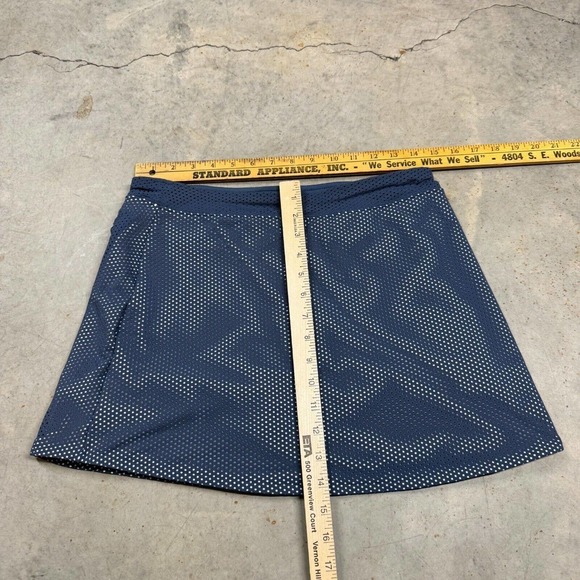 Slazenger Golf Women's Bottom Skort Shorts Jersey Mesh Blue Back Pocket Small - Picture 6 of 6